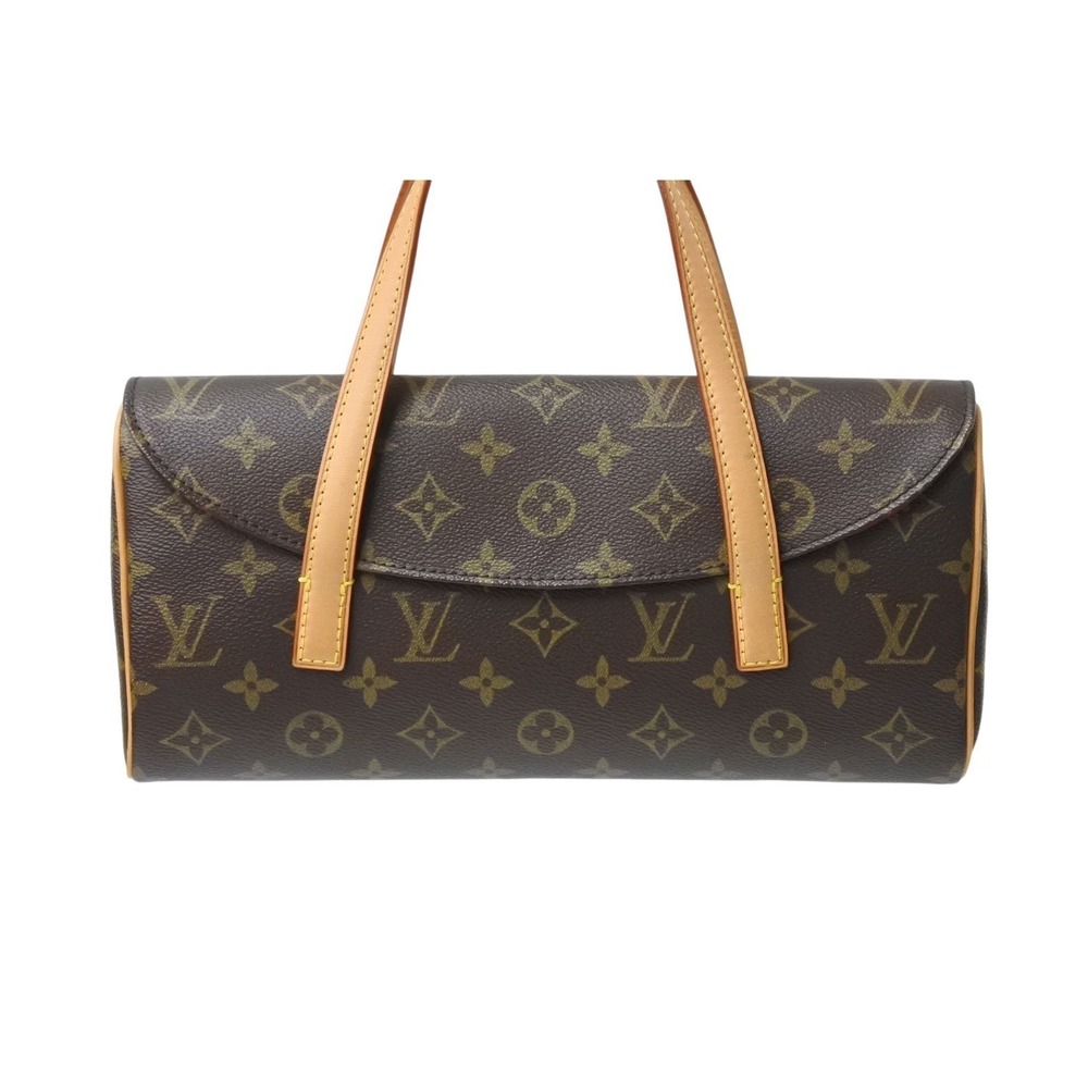 Louis Vuitton brown Monogram handbag Sonatine logo